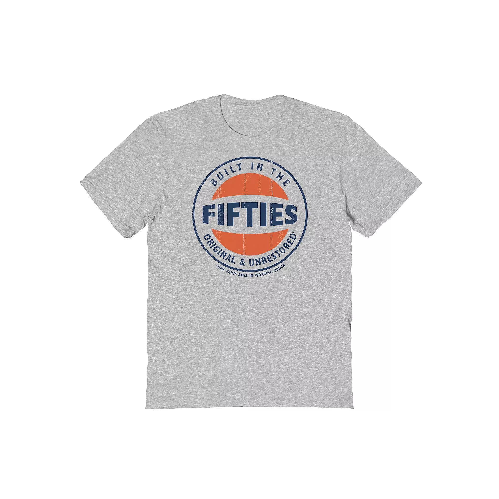 Men's Original & Unrestored Iconic Fifties Graphic Tee, Size: Small, Sport Gray Product Image