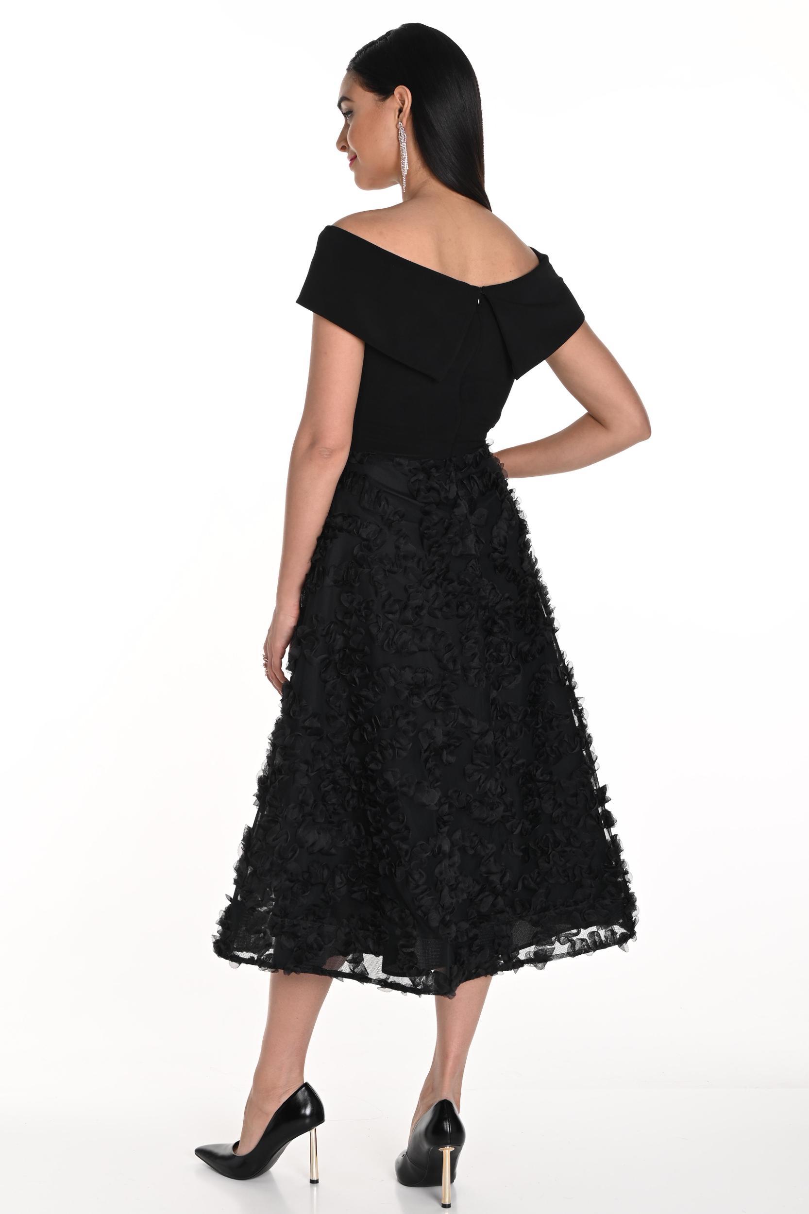 Knit Black Dress Product Image