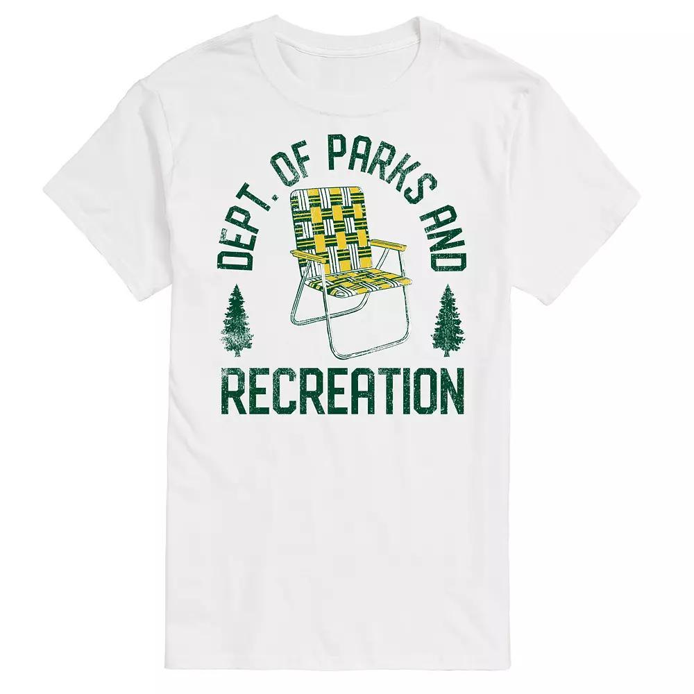 Big & Tall Dept Of Parks Rec Tee, Mens Product Image