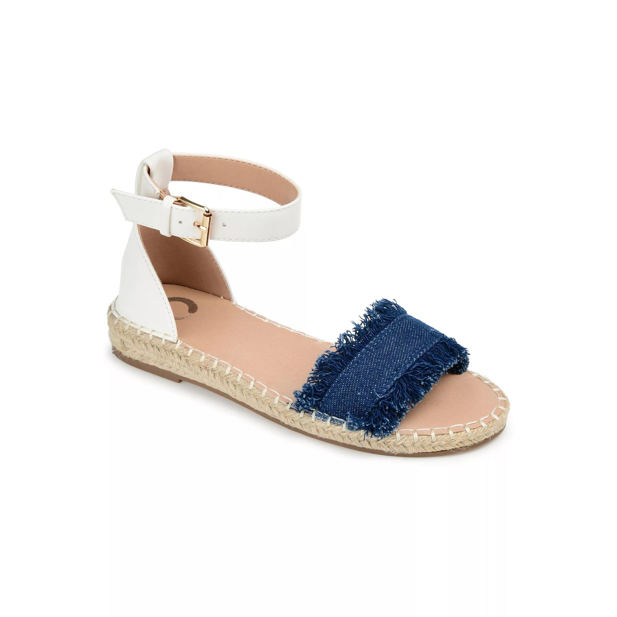 Journee Tristeen Women's Espadrille Sandals, Size: 8.5, White Product Image