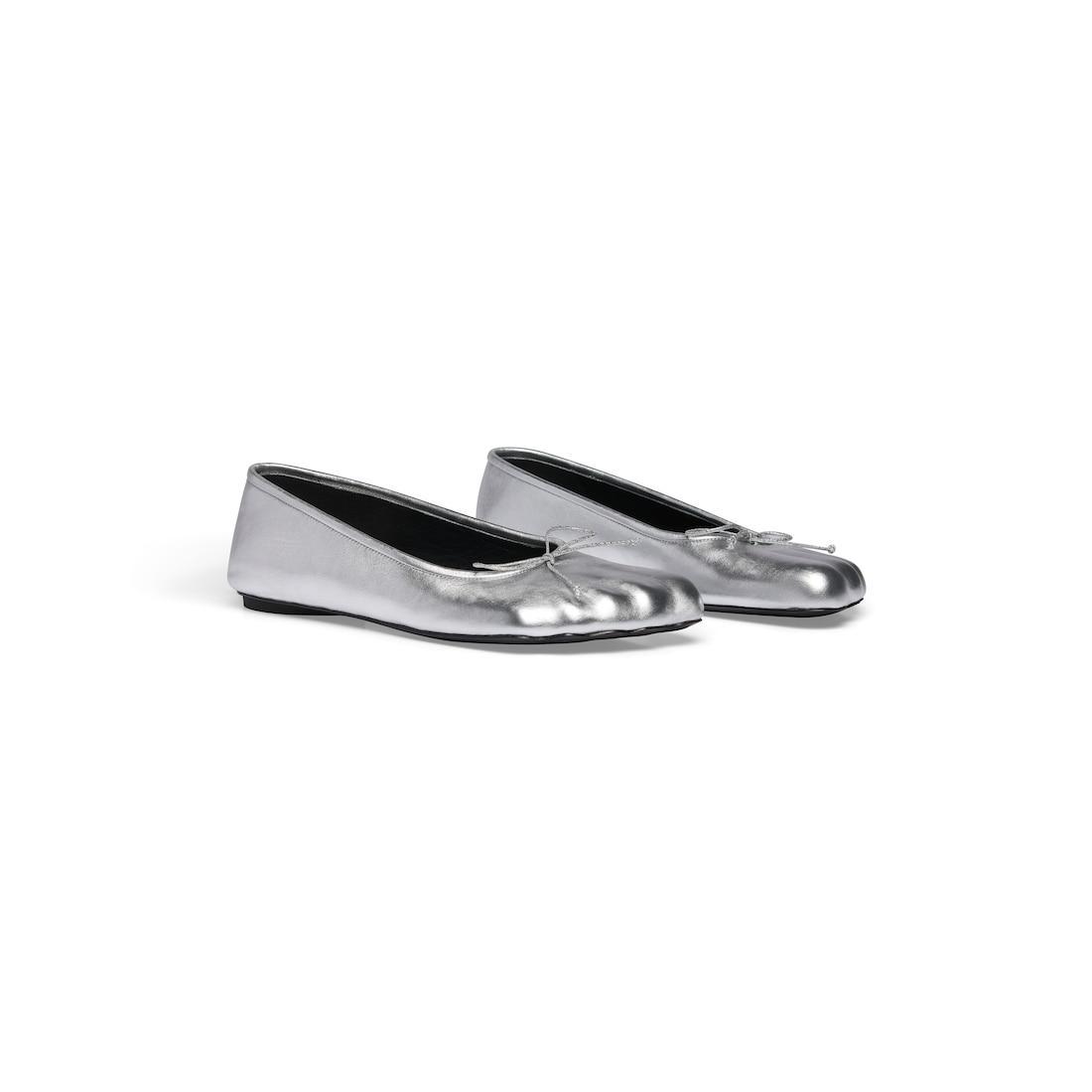 Women's Anatomic Ballerina Metallized  in Silver Product Image
