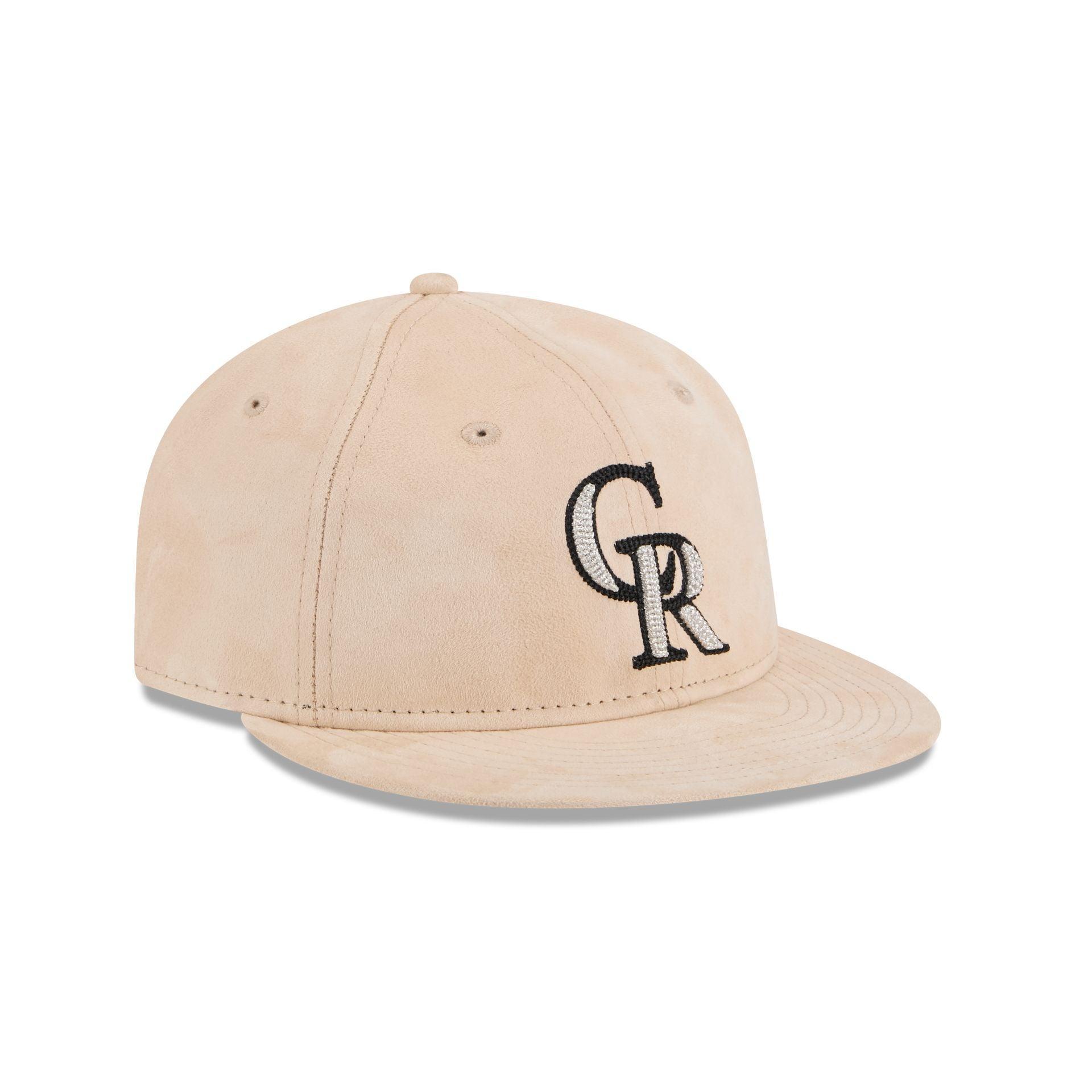 Colorado Rockies Stone Suede Retro Crown 9FIFTY Snapback Hat Male Product Image