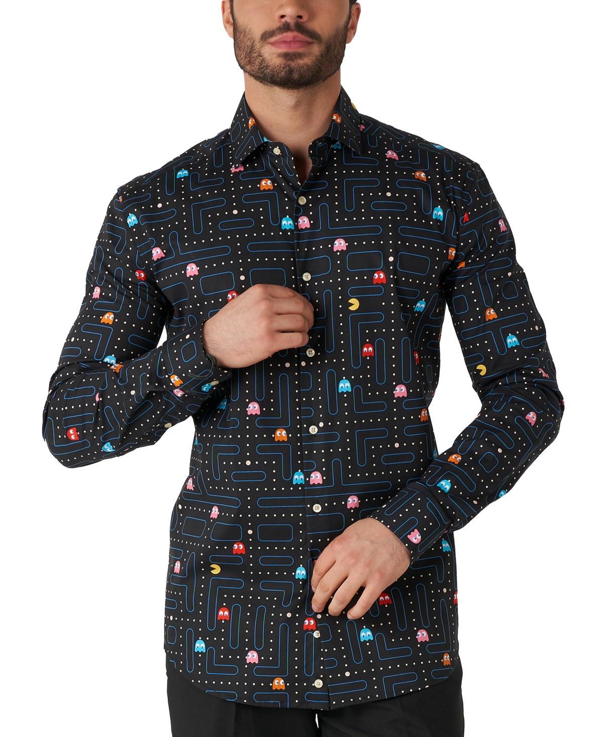 Men's OppoSuits Character Button-Down Shirt, Size: XXL, Pac Man Product Image