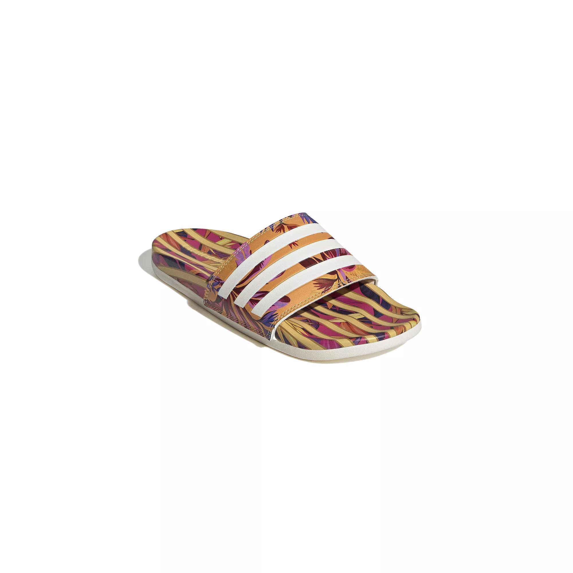 adidas adilette Lumia Women's Sport Swimming Slide Sandals, Size: 10, Brown Product Image