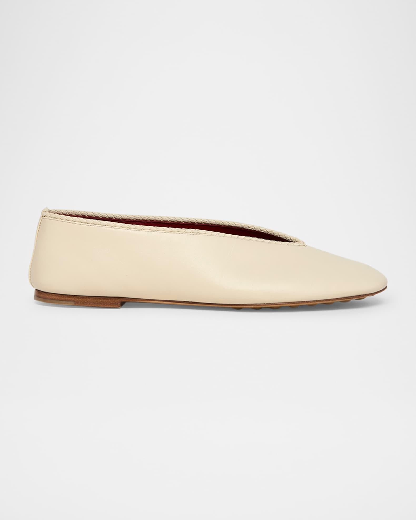 Lagoon Nappa Leather Ballerina Flats Product Image