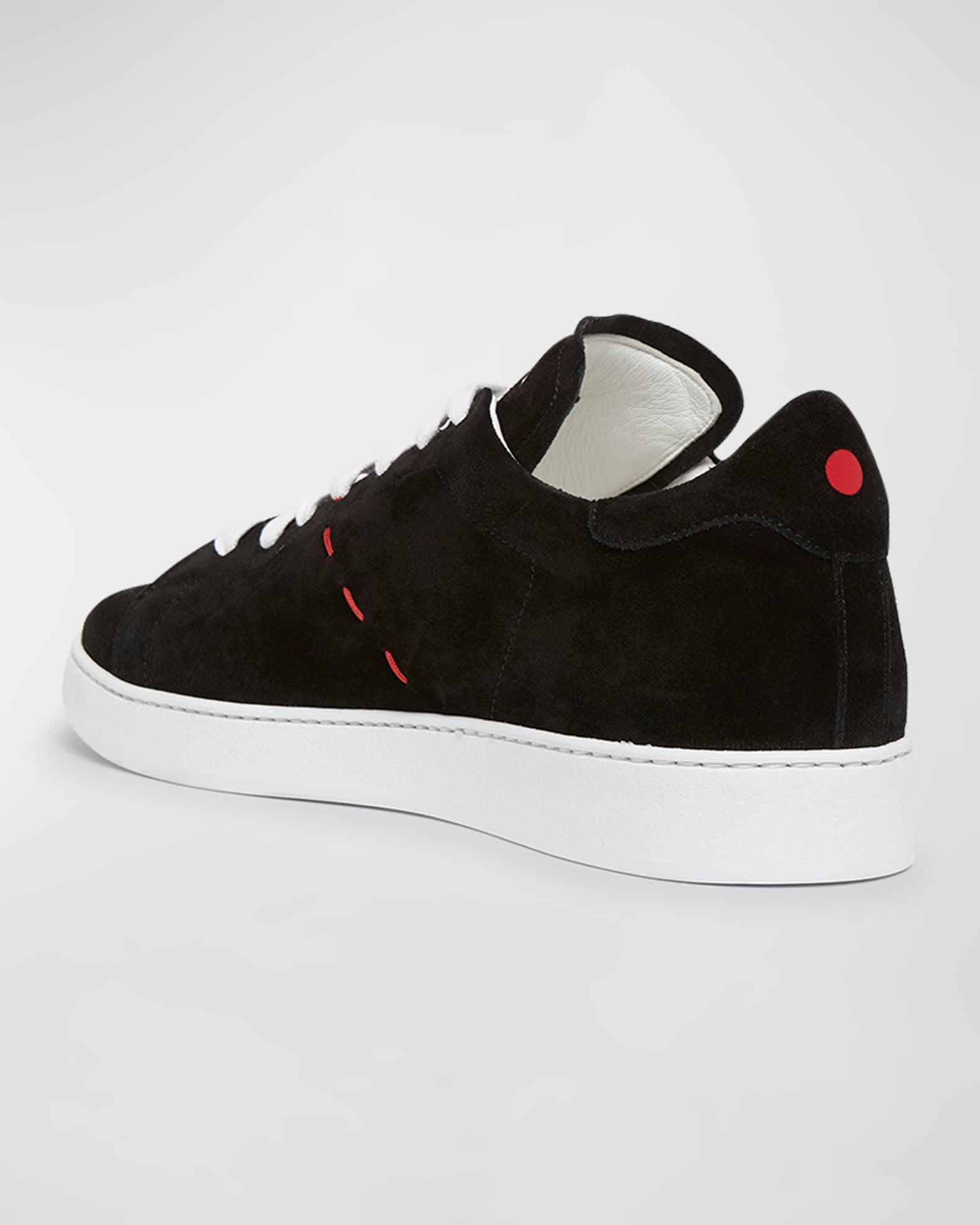 Men's Suede Low-Top Sneakers Product Image