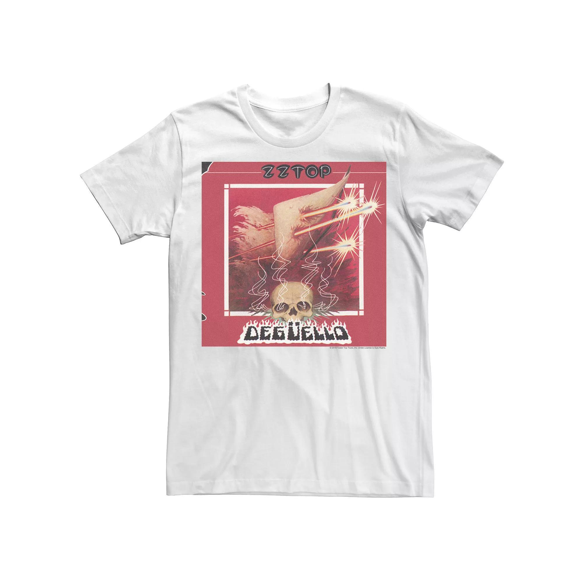 Men's ZZ Top Deguella Album Cover Graphic Tee, Size: Small, White Product Image