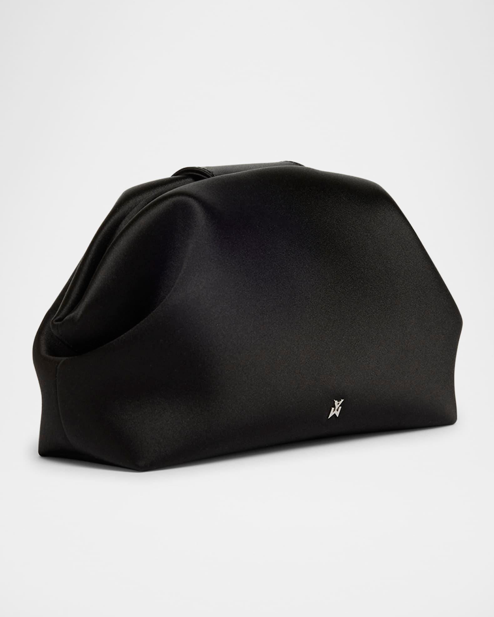 Camelia Buckle Satin Clutch Bag Product Image