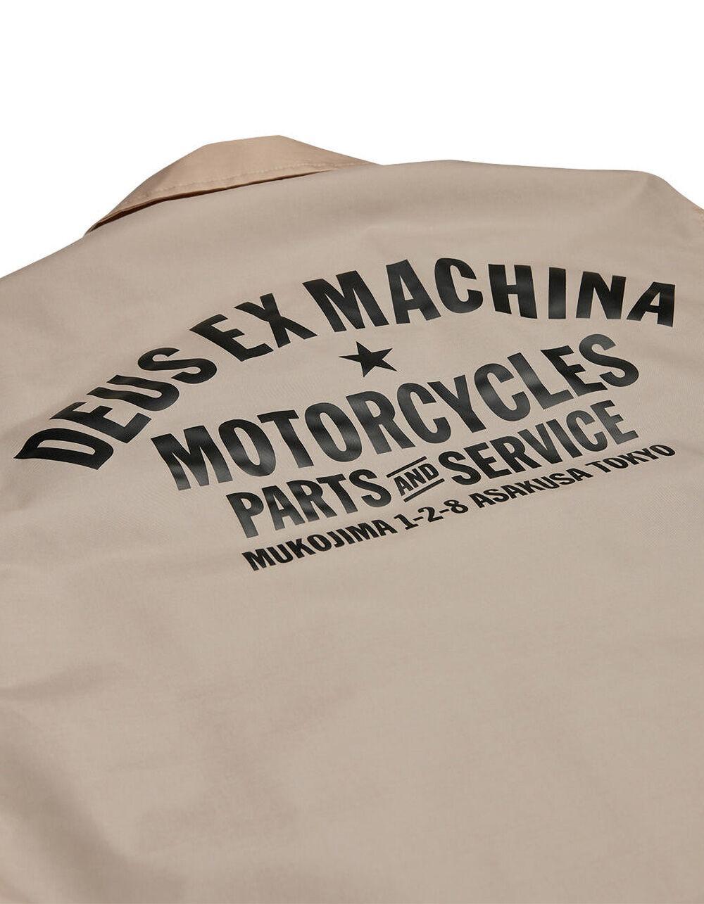 DEUS EX MACHINA Tokyo Mens Coach Jacket - KHAKI Product Image