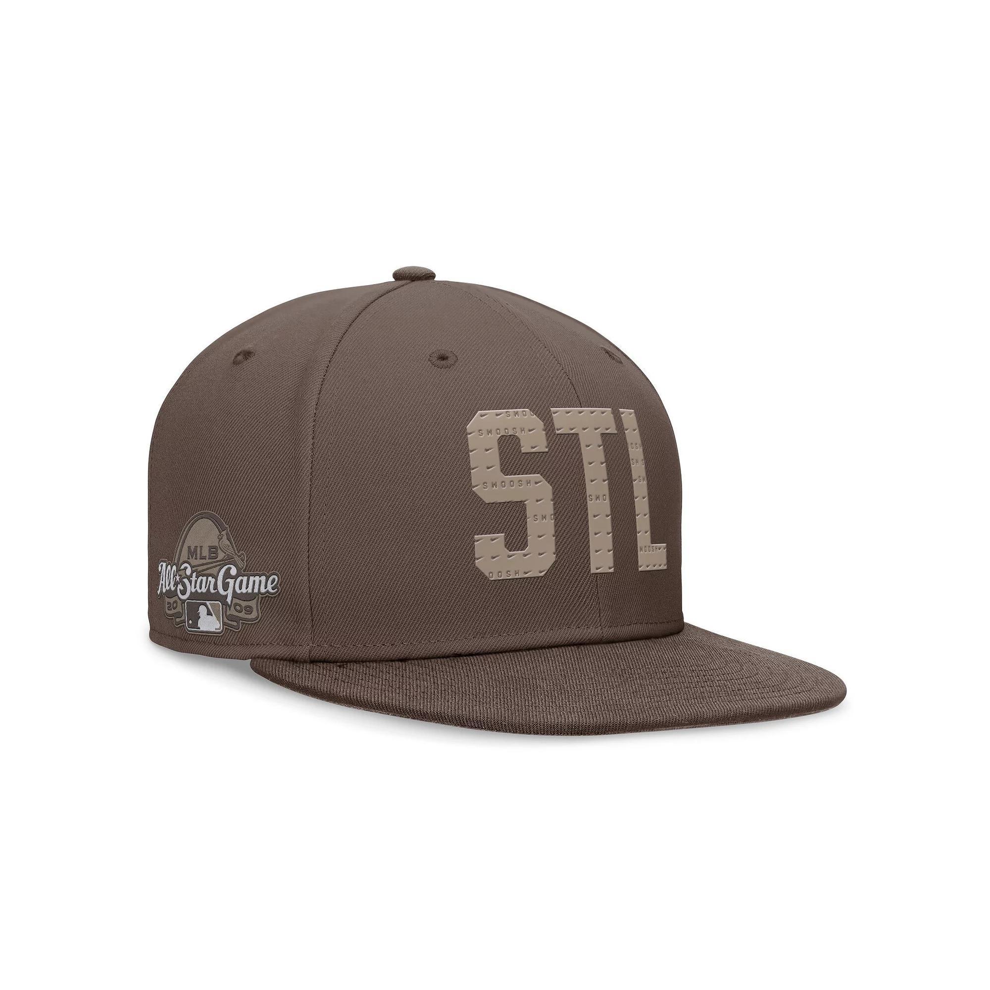 Men's Nike Brown Arizona Diamondbacks Statement Ironstone Performance True Fitted Hat, Size: 8 Product Image