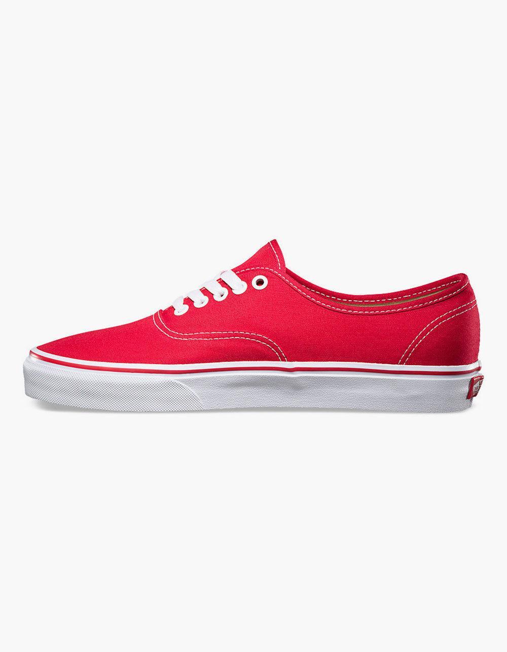 VANS Authentic Red Shoes - RED Product Image