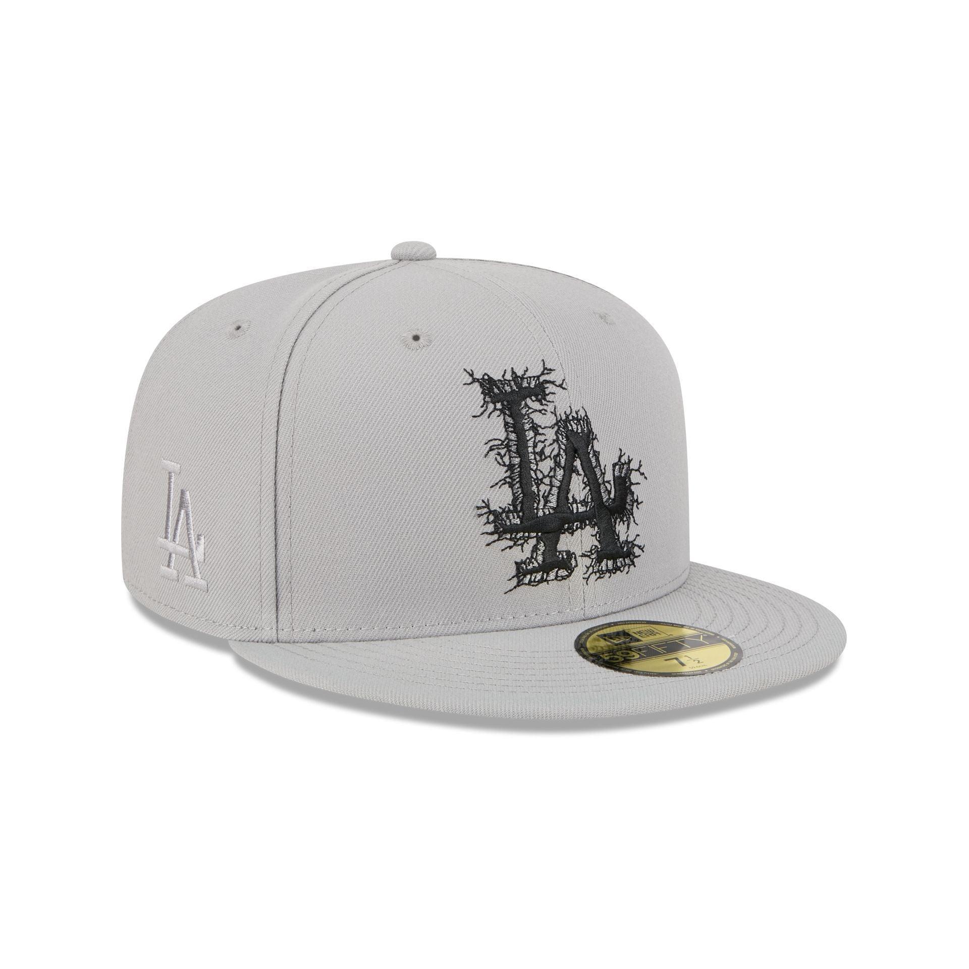 Los Angeles Dodgers Cracked Cement 59FIFTY Fitted Hat Male Product Image