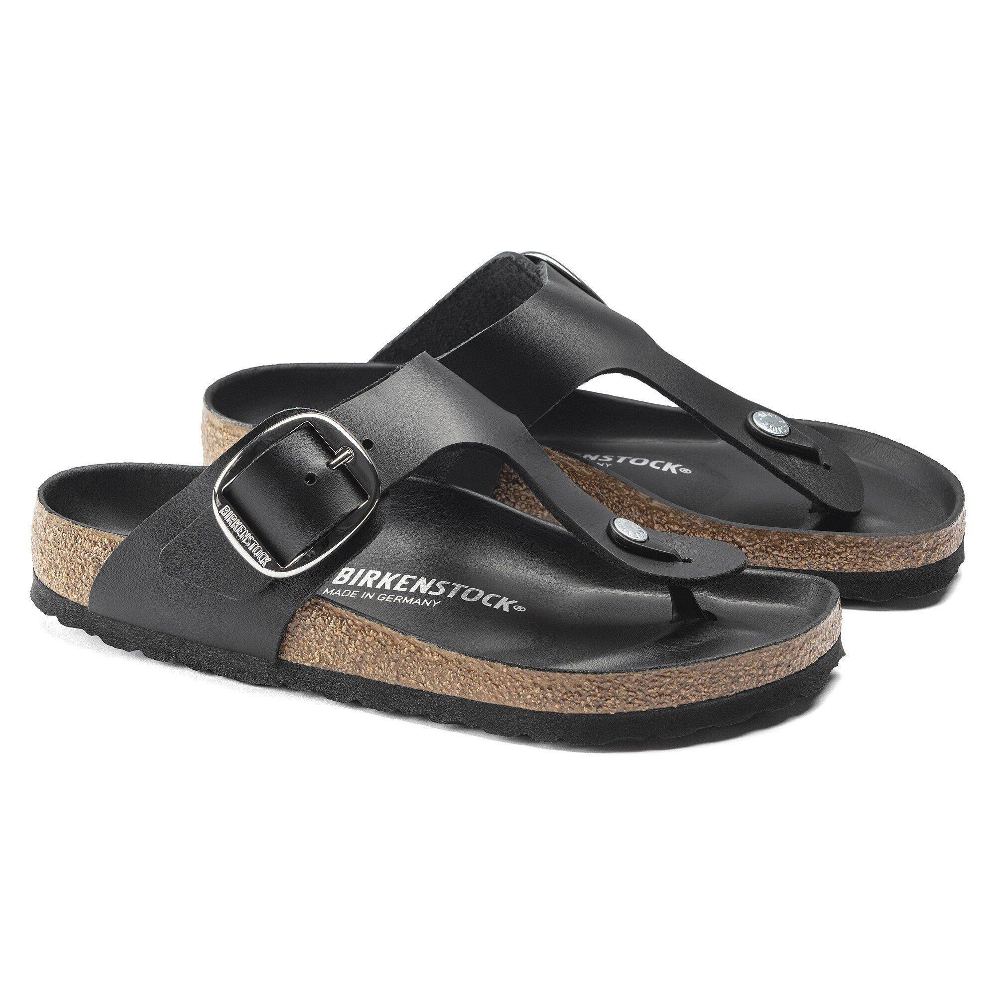 Gizeh Big Buckle Oiled Leather Black Product Image