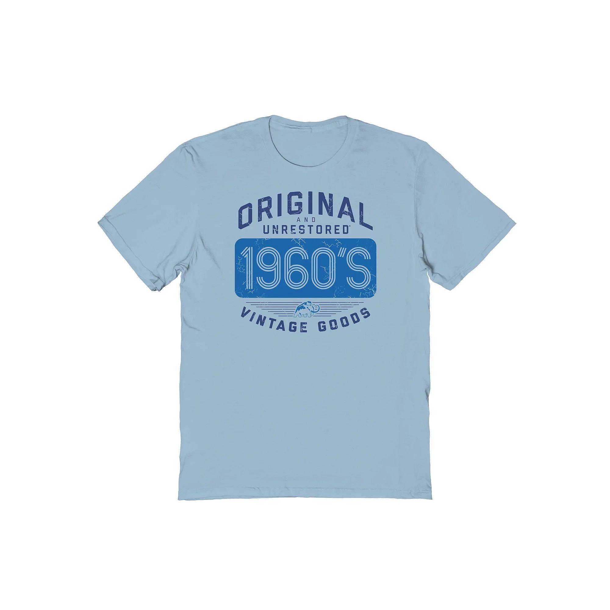 Men's Original & Unrestored Built in The Sixties Graphic Tee, Size: XXL, Light Blue Product Image