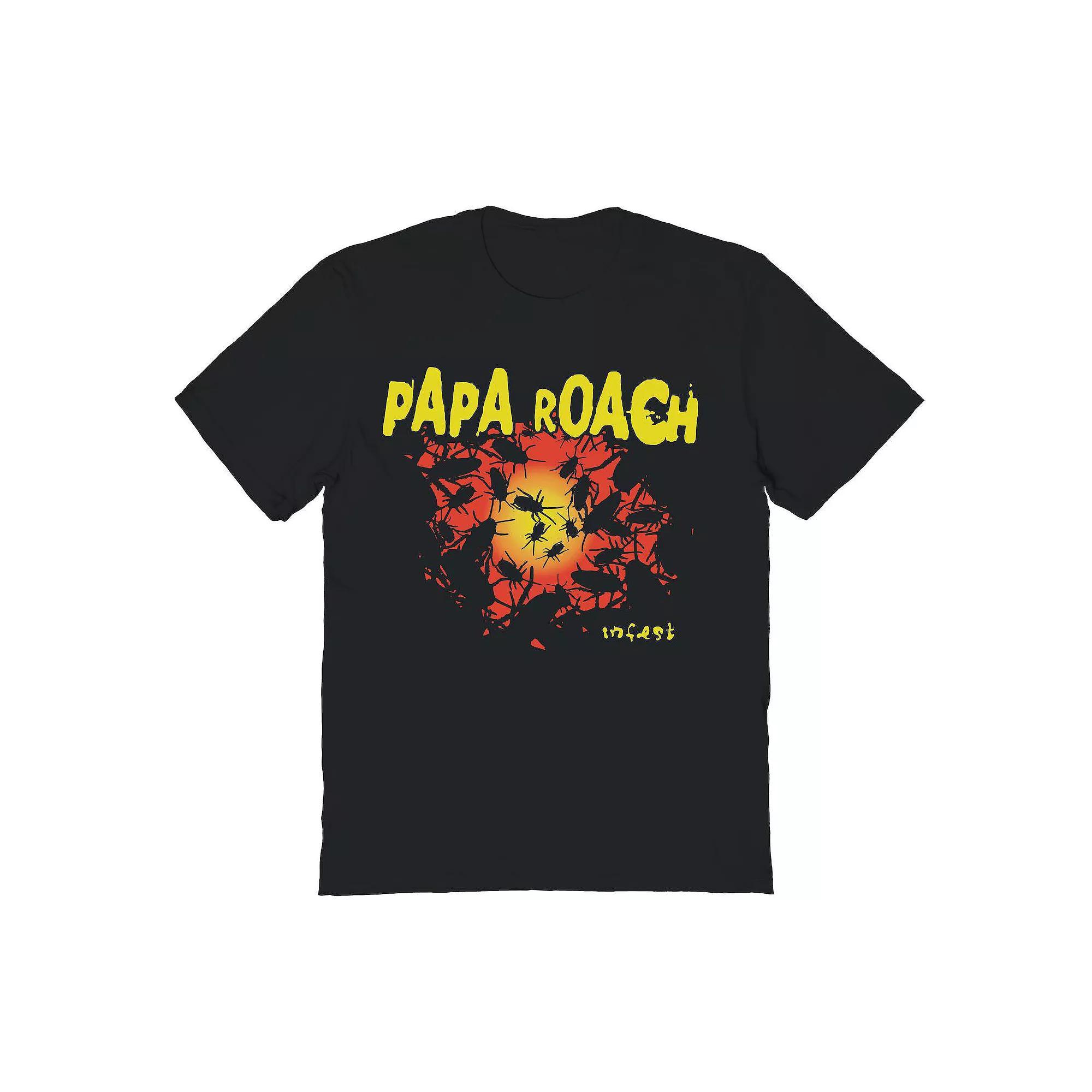 Mens Papa Roach Infest Glow Redux Graphic Tee Product Image