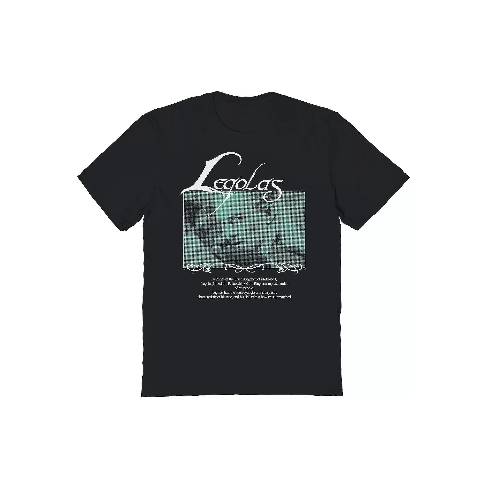 Men's Legolas Prince of Mirkwood Graphic Tee, Size: Medium, Black Product Image