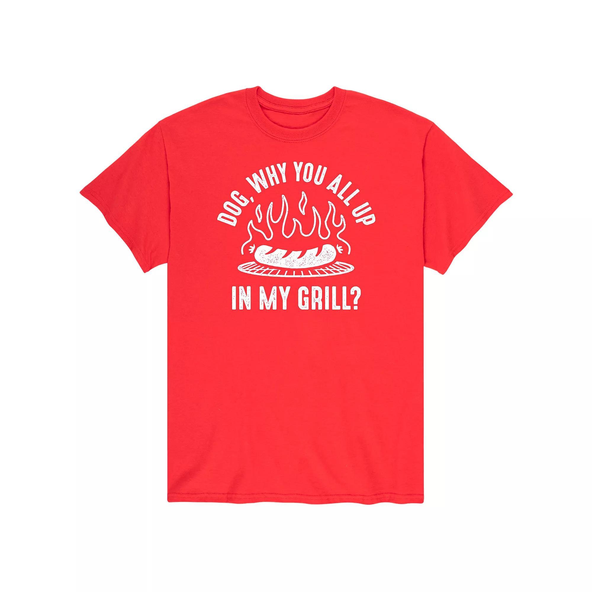 Mens All Up In Grill Tee Product Image