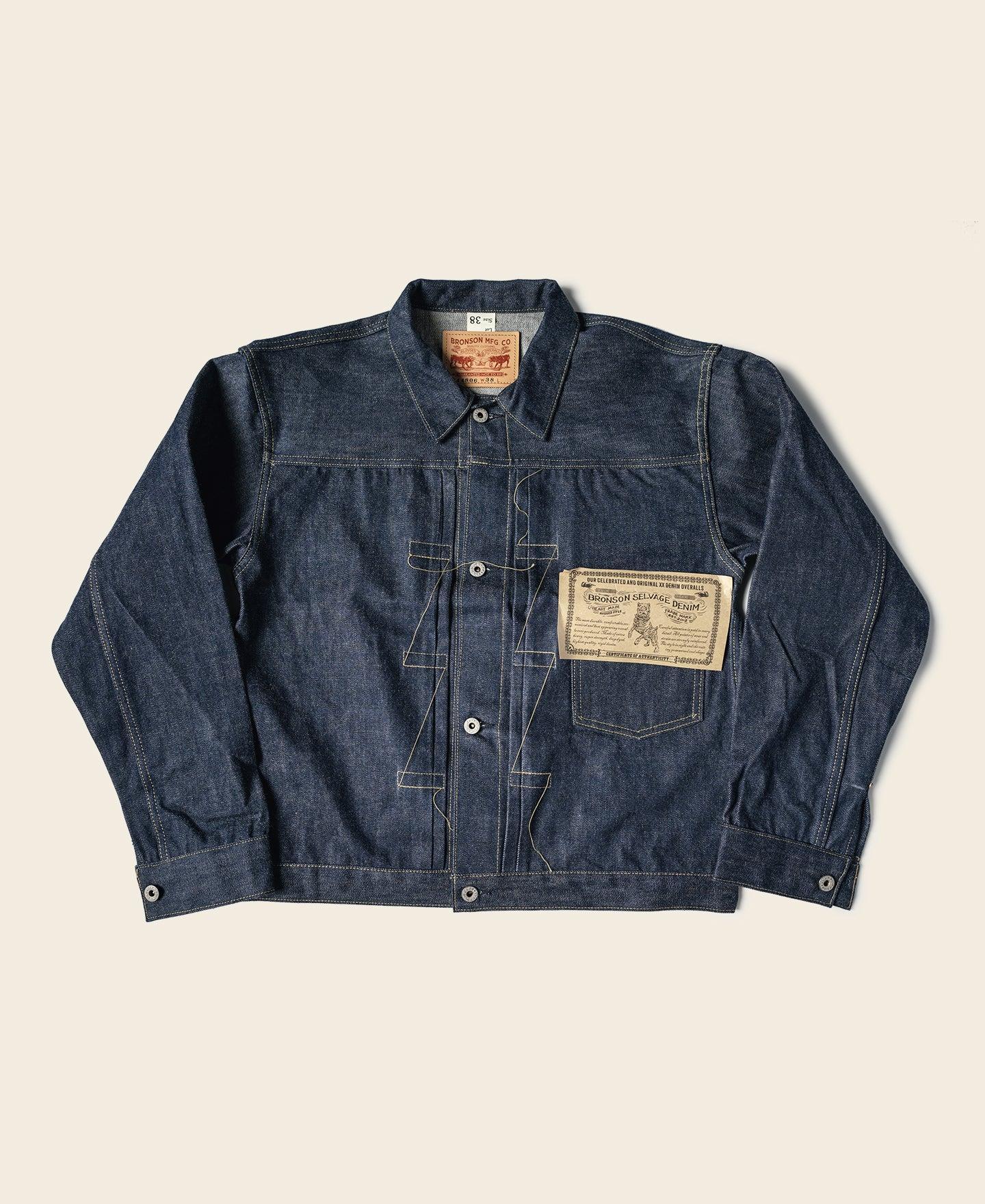 Lot 44806XX WWII Type 1 Selvedge Denim Jacket Product Image
