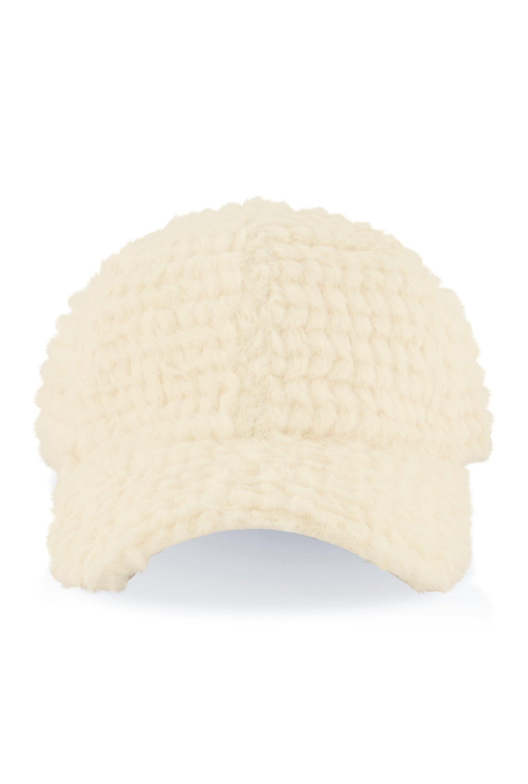 Faux Fur Baseball Cap Female Product Image