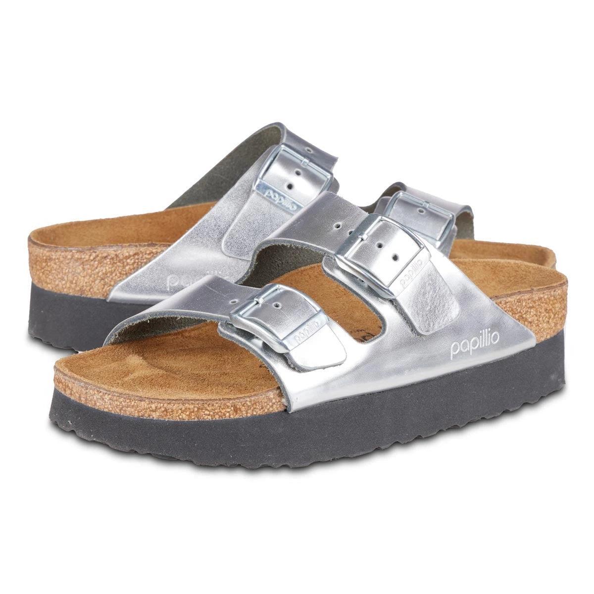 Birkenstock Women's Papillio Arizona Platform Natural Leather Sandals Product Image