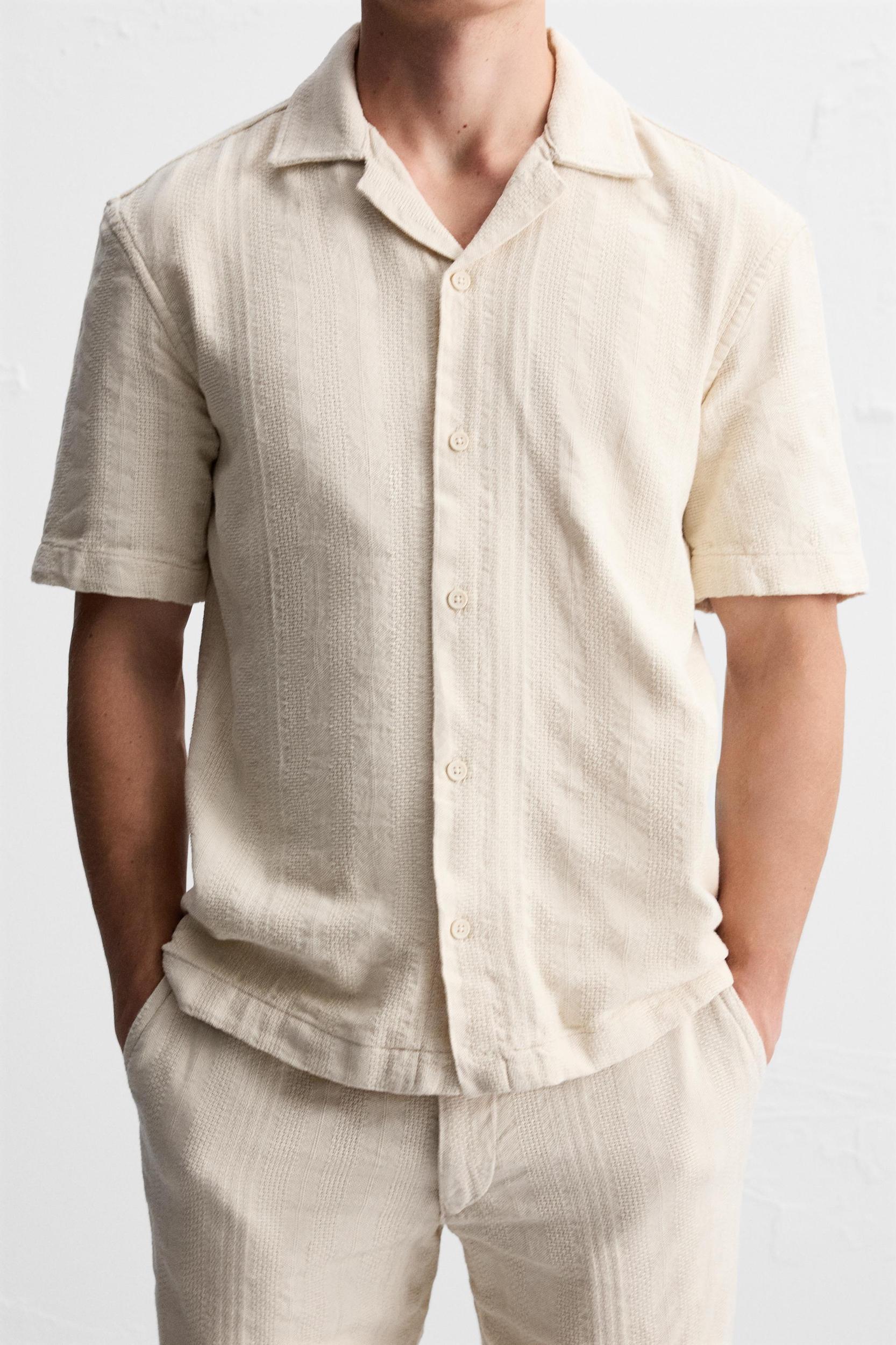 STRIPED JACQUARD SHIRT Product Image