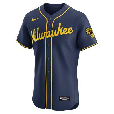 Milwaukee Brewers Men's Nike Dri-FIT ADV MLB Elite Jersey Product Image