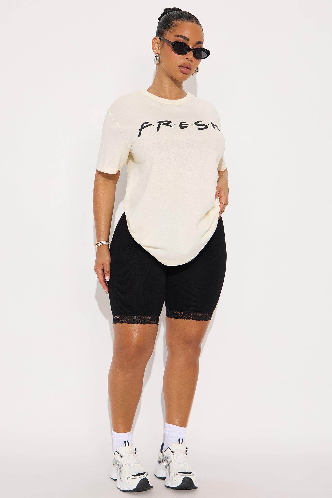 Fresh Oversized Tee  - Off White Product Image