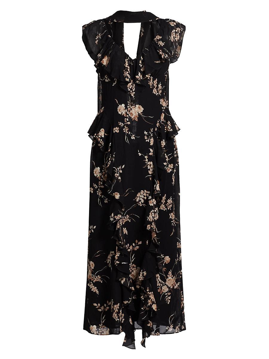 Womens Silvana Floral Georgette Dress Product Image
