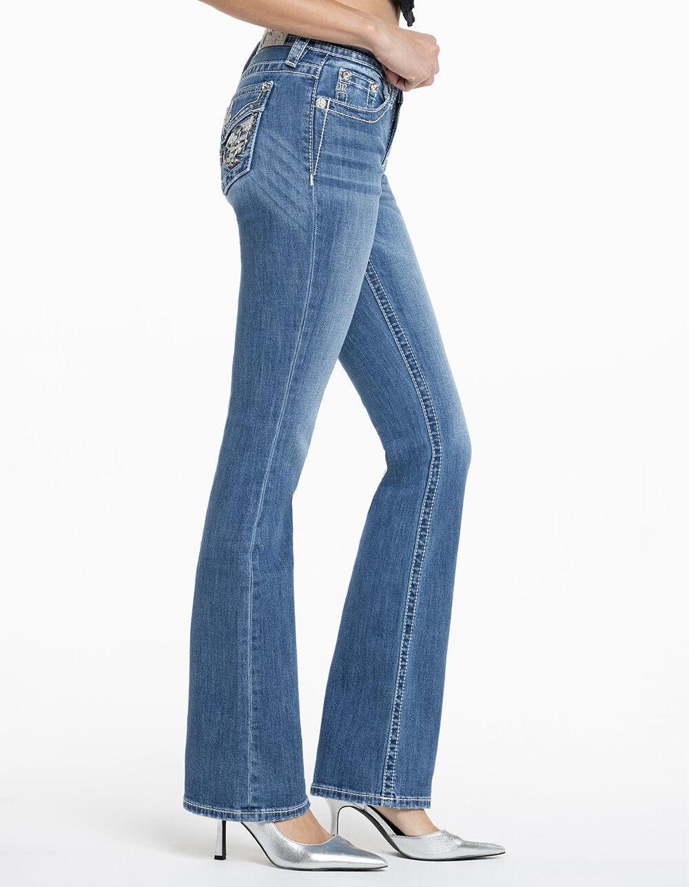 MISS ME Angellica Womens Bootcut Jeans - MEDIUM WASH Product Image