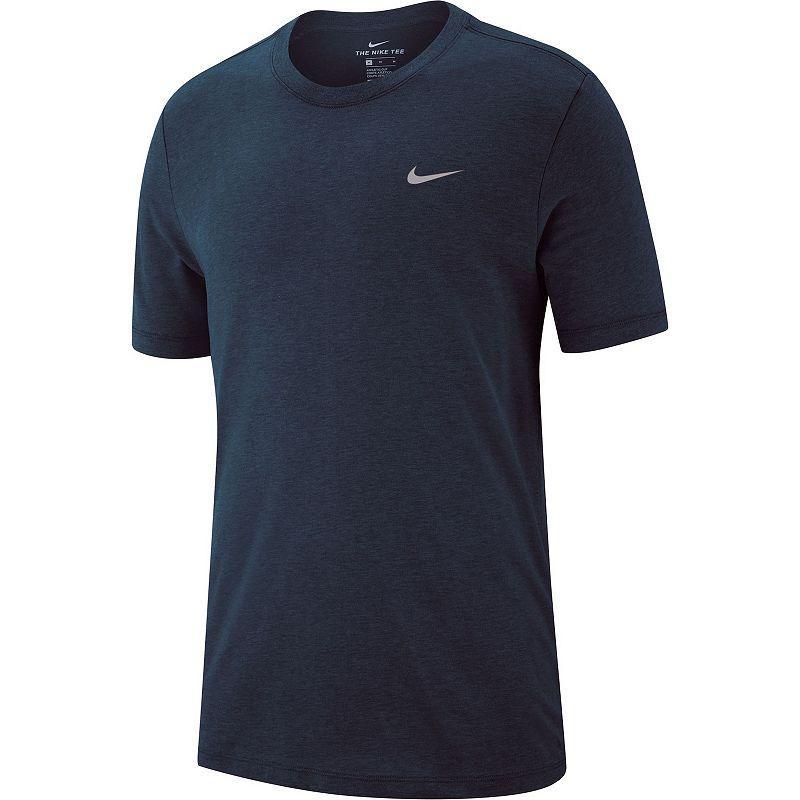 Men's Nike Dri-FIT Training Tee, Size: Small, Obsidian Grey Product Image