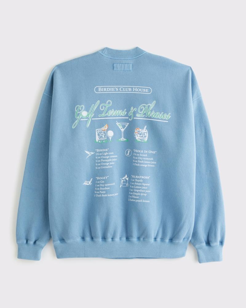 Golf Graphic Crew Sweatshirt Product Image