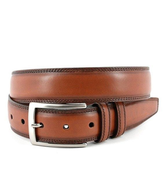 Torino Leather Company Italian Hand Burnished Calf Leather Belt Product Image