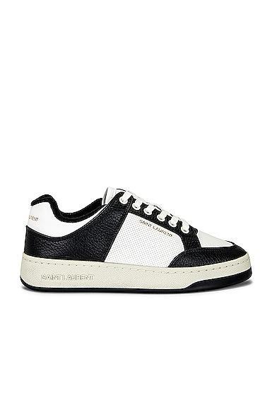 Saint Laurent SL61 Sneaker in Black & White Product Image