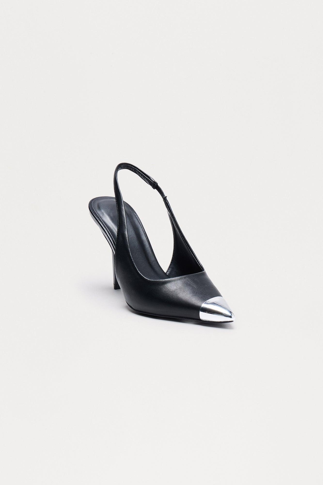 Luxton Hardware Slingback Pumps - Black Product Image