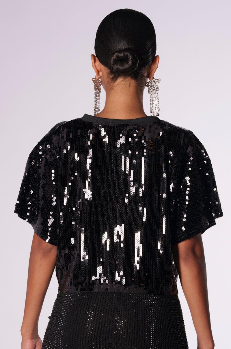 IT'S MY BIRTHDAY SEQUIN T-SHIRT Product Image