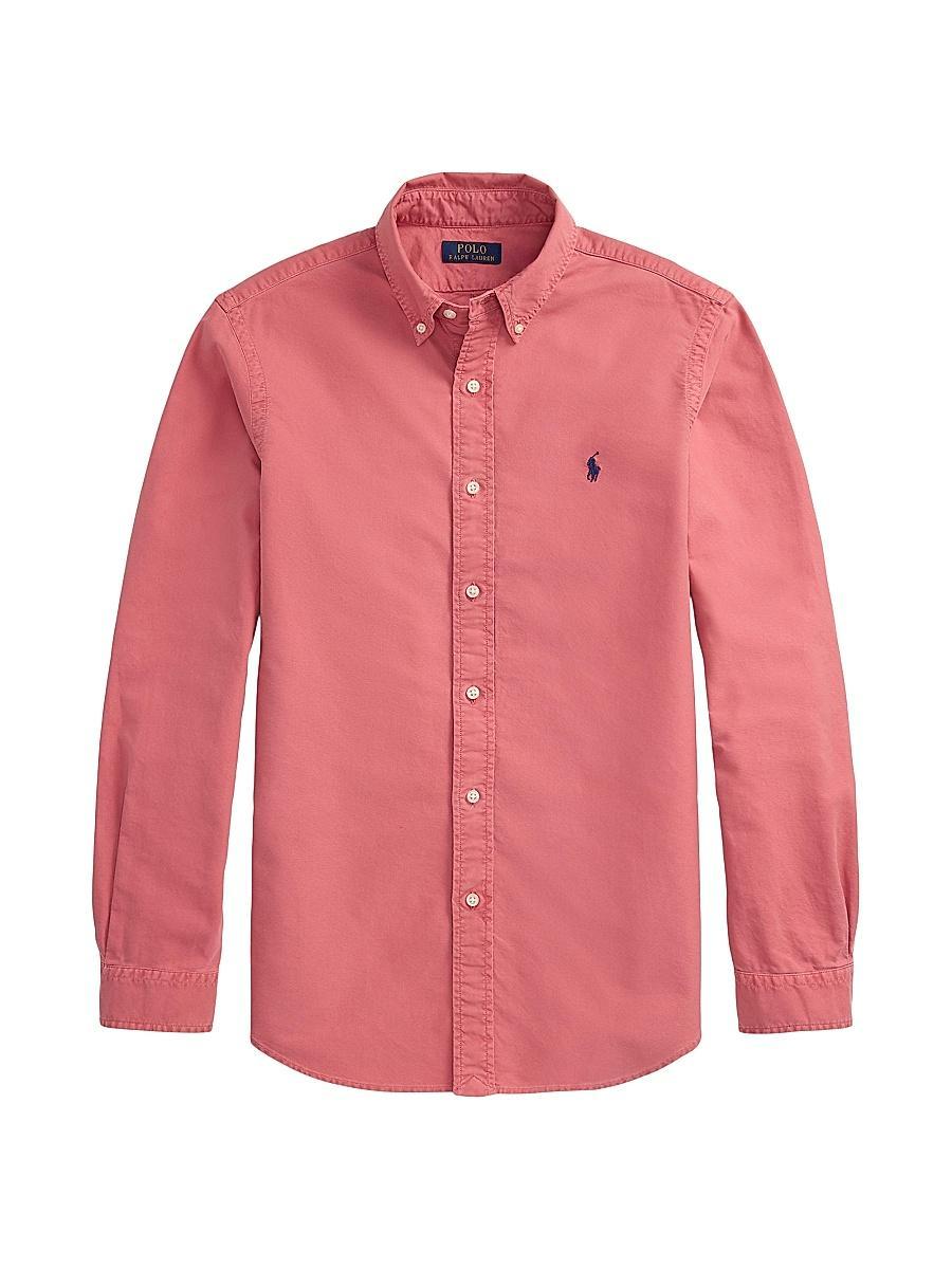 Mens Classic-Fit Garment-Dyed Oxford Shirt Product Image