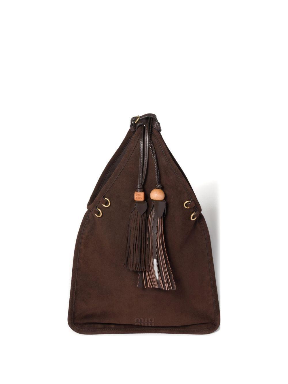 tassel-embellished tote bag Product Image
