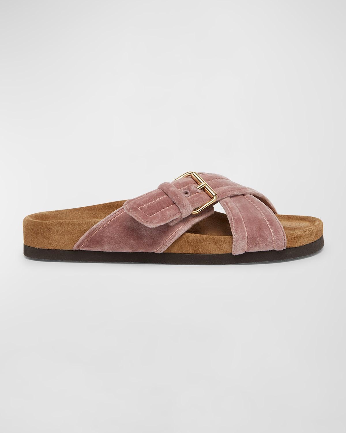 Anywhere Crisscross Buckle Slide Sandals Product Image