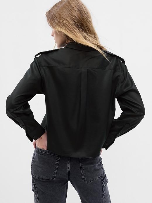 Cropped Utility Shirt Product Image