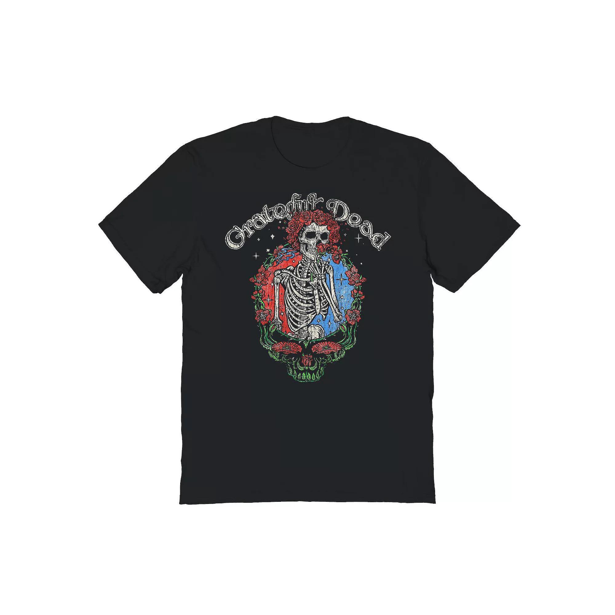 Men's Bob Marley Rastafari Gradient Graphic Tee, Size: Medium, Black Product Image