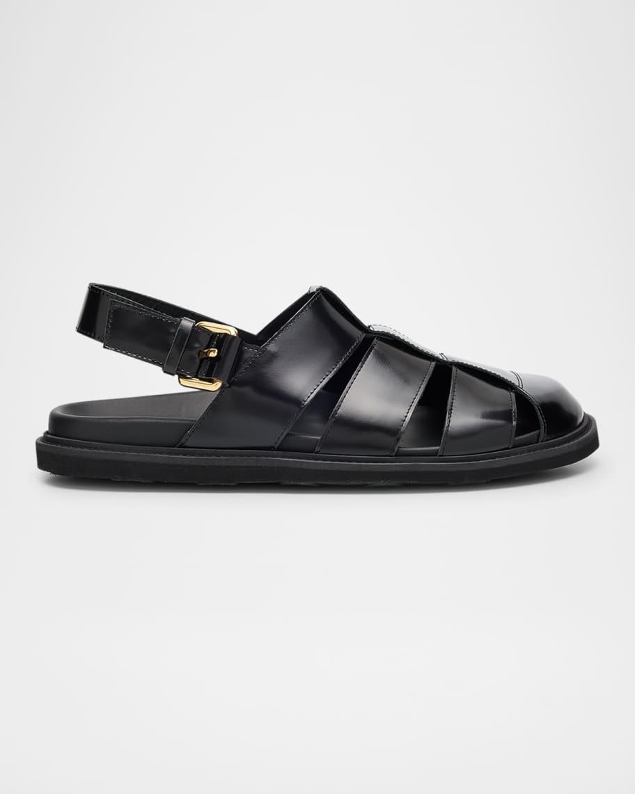Mens Leather Fisherman Sandals Product Image