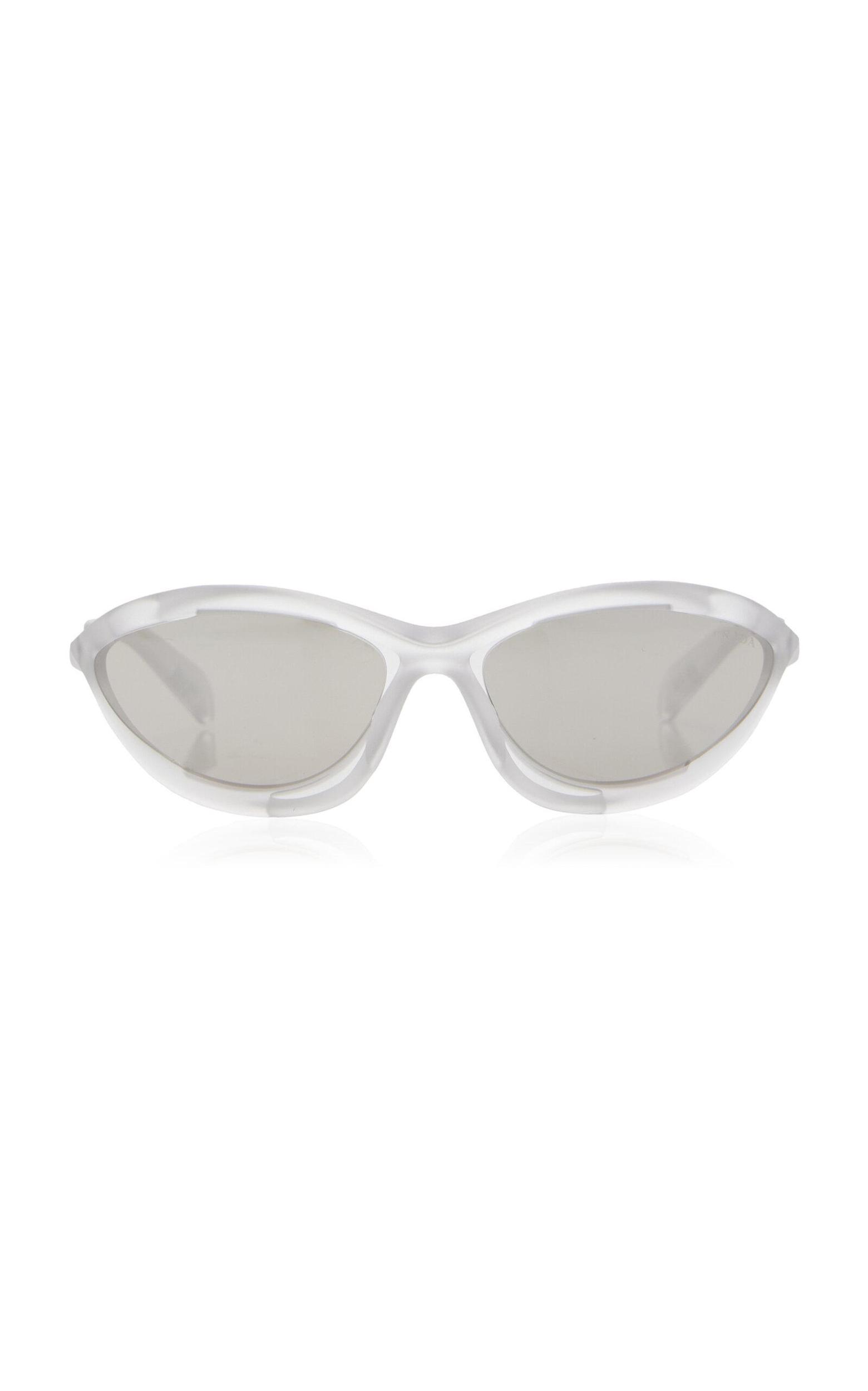 PRADA Acetate Sunglasses In Silver Product Image