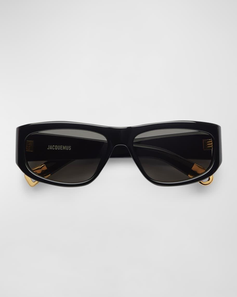 Les Lunettes Acetate Rectangle Sunglasses  Product Image