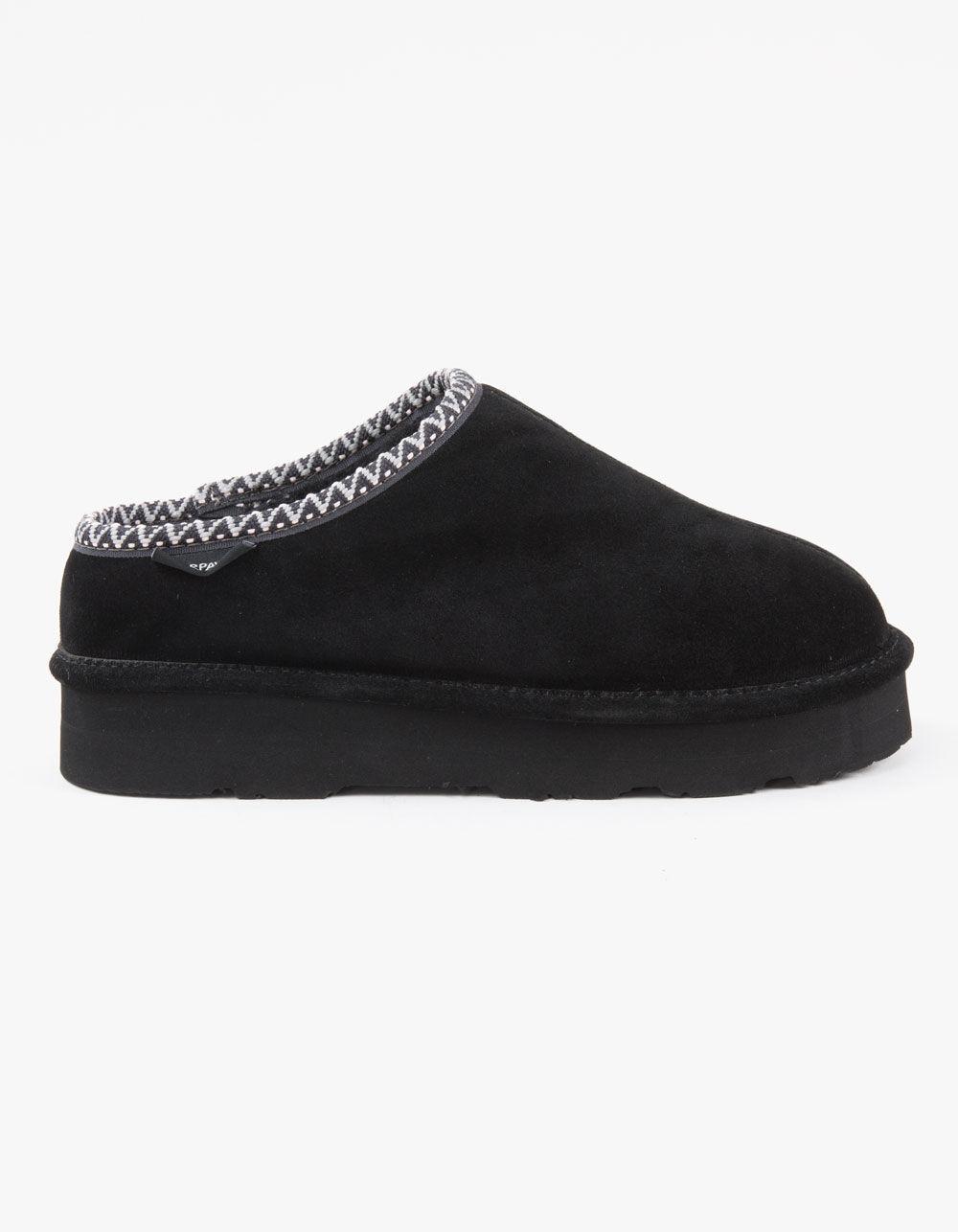BEARPAW Martis Womens Suede Slippers - BROWN Product Image