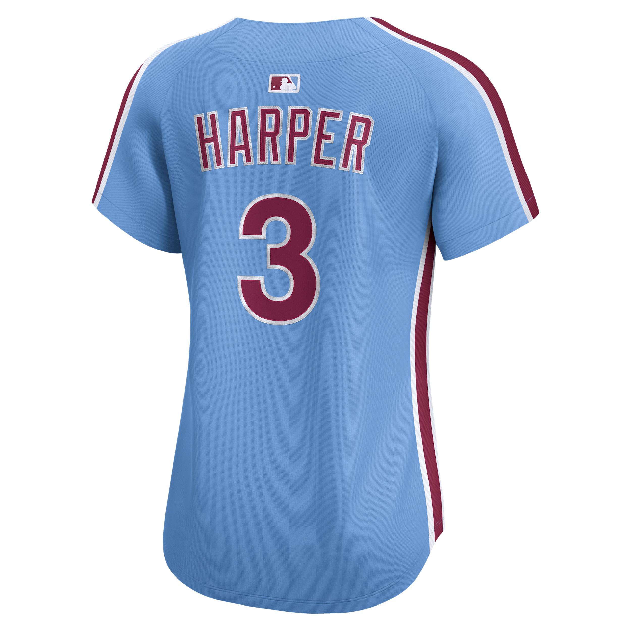 Bryce Harper Philadelphia Phillies Womenâs Nike Women's Dri-FIT ADV MLB Limited Jersey Product Image