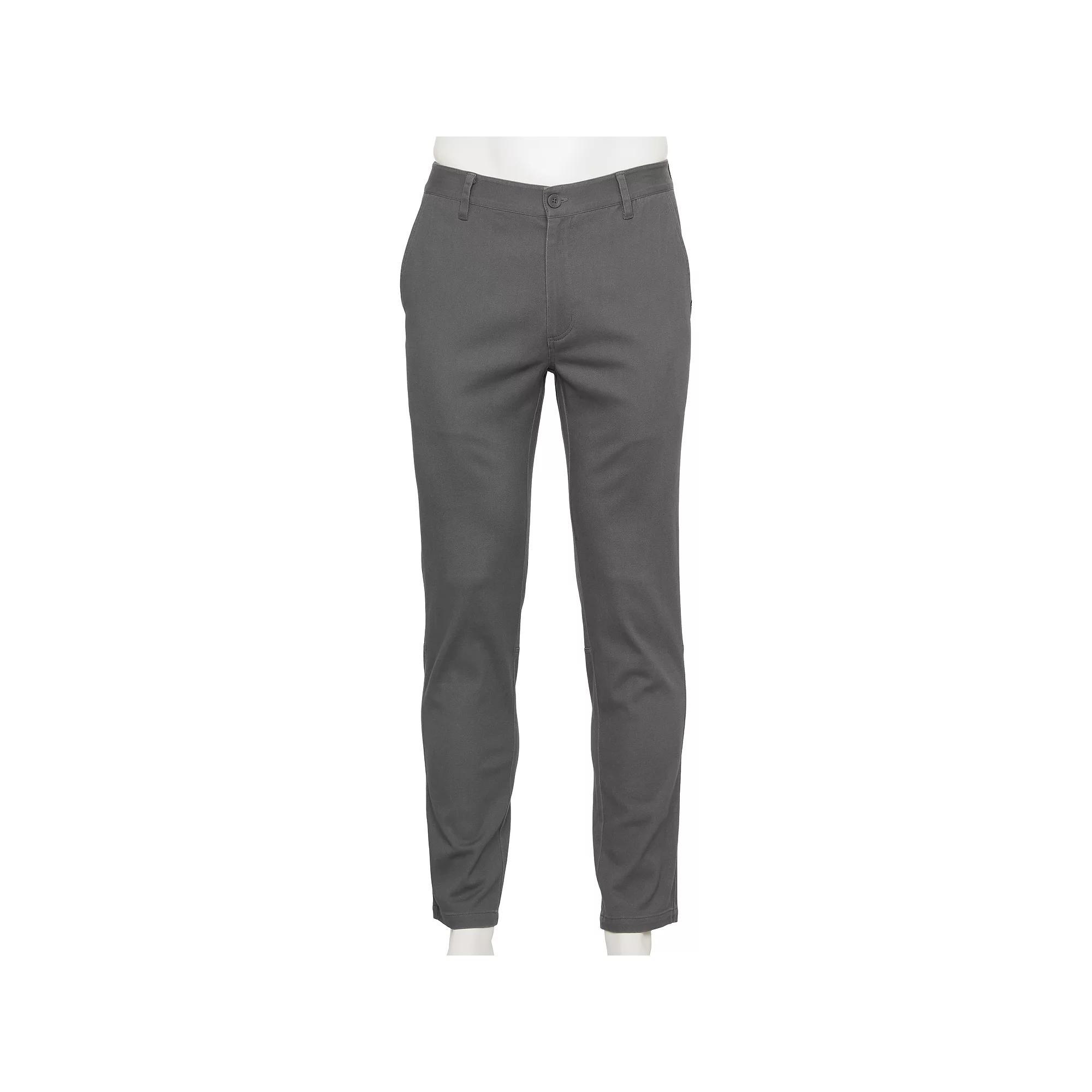 Men's Tony Hawk Stretch Twill Pants, Size: 38X30, Pale Brown Product Image