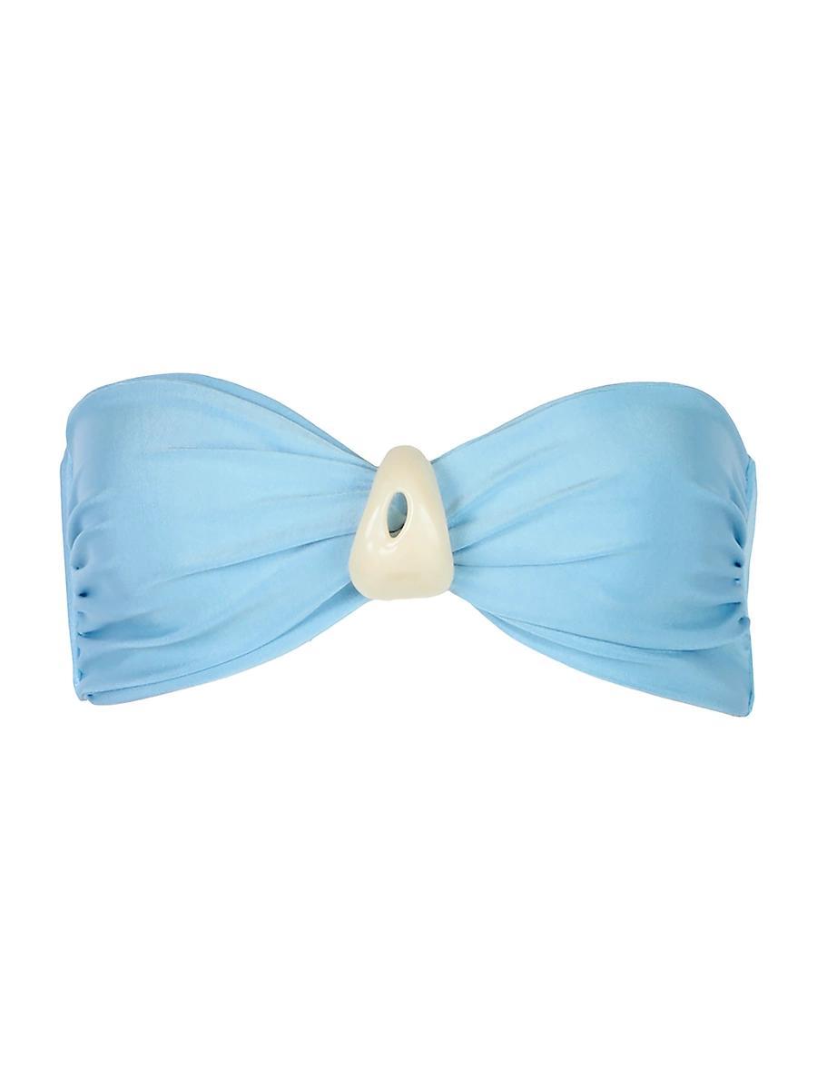 Womens Islote Vera Embellished Strapless Bikini Top Product Image