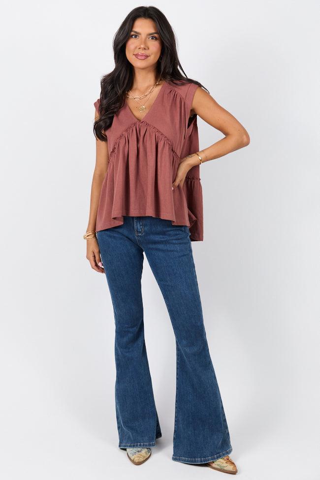 Treasured Times Brick Oversized Knit Top Product Image