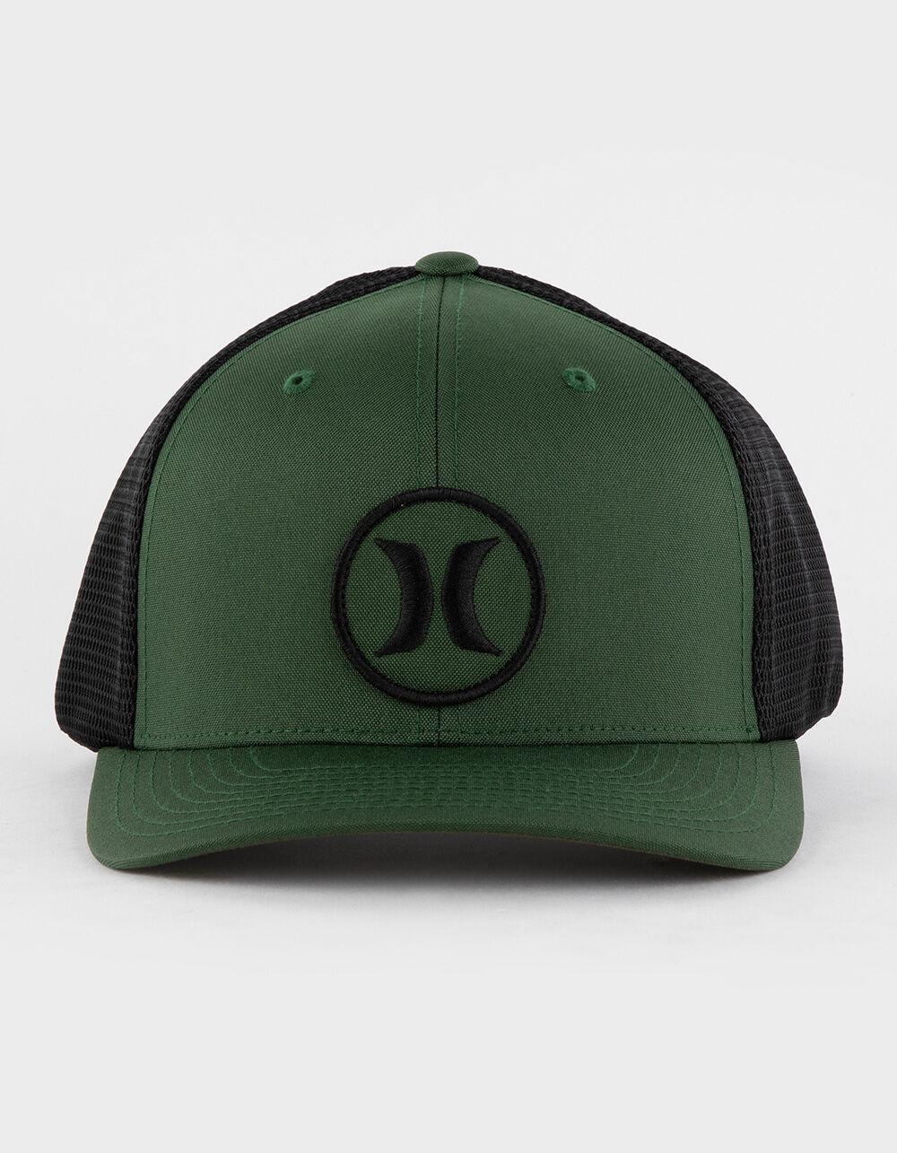 HURLEY Oceanside Mens Trucker Flexfit Hat - OLIVE Product Image