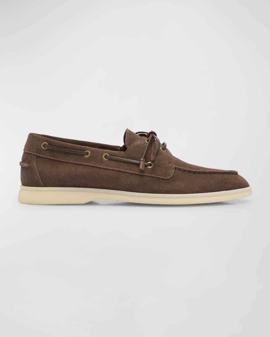 Mens Hamptons Suede Buckle Loafers Product Image